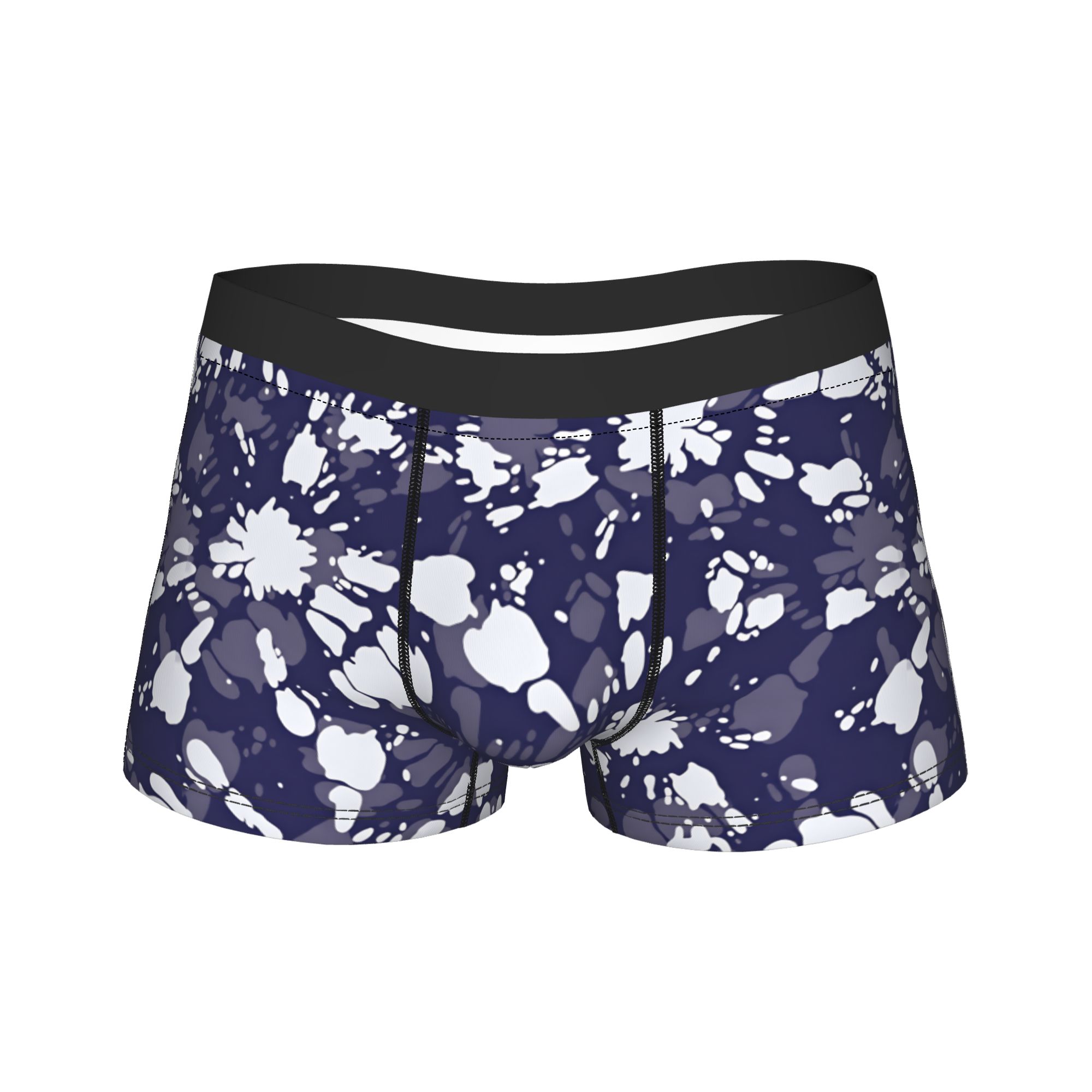 Shibori Tie Dye - Eleganckie, jasne, monochromatyczne bokserki z efektem