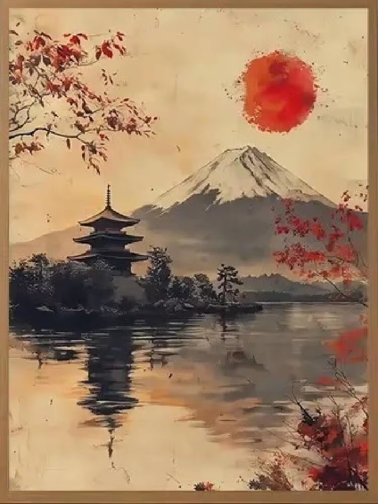 Japanese Lifestyle Movie - Obraz olejny po numerach w stylu