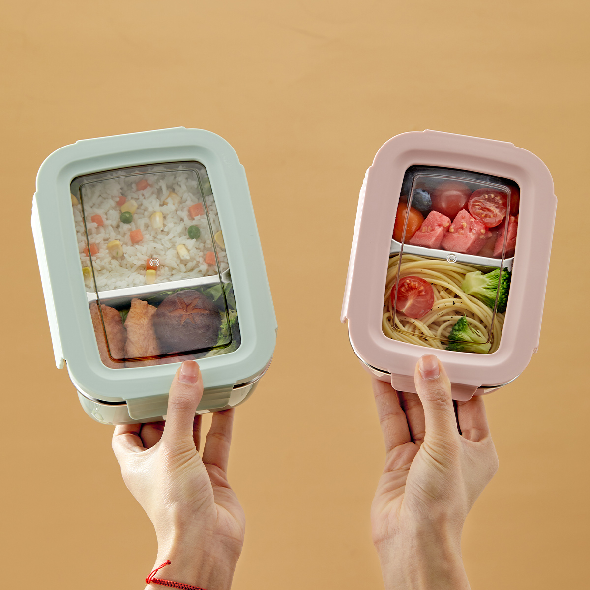 Bento Box Two Tier - Pojemnik na lunch z mikrofalówki ze