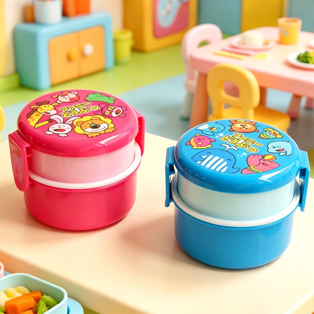 Bento Box Two Tier - Mini Pudełko na Lunch w Kształcie
