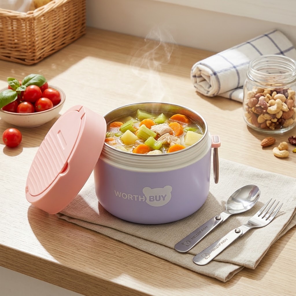Bento Box Two Tier - Termiczny pojemnik na lunch ze stali