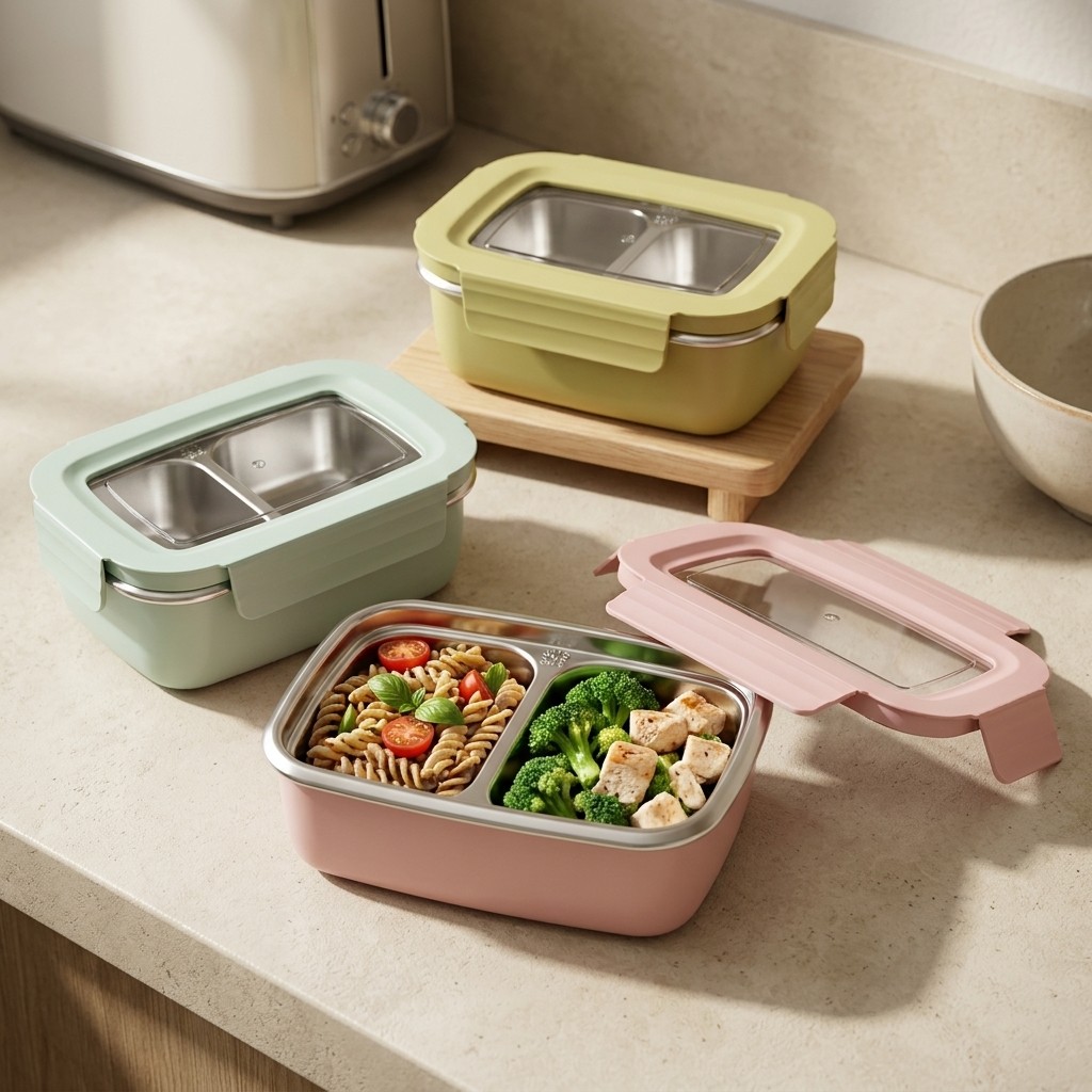 Pojemnik na lunch ze stali nie – Bento Box Two Tier recenzja i cena