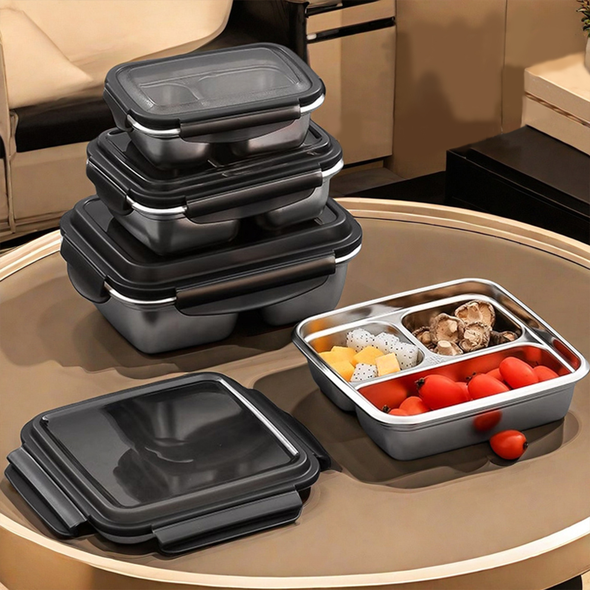 WORTHBUY 2/3 przegródki Lunch  – Bento Box Two Tier recenzja i cena