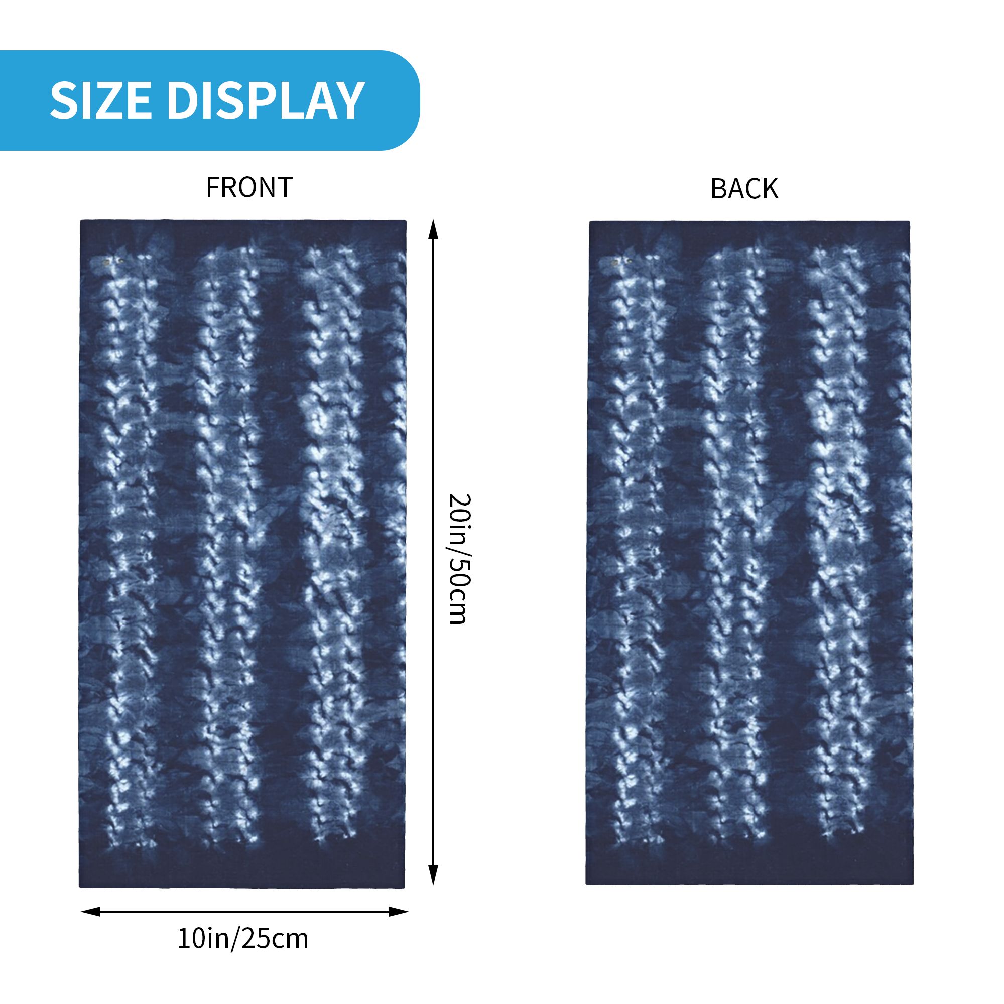 Tekstylna chusta indigo shibor – Shibori Tie Dye recenzja i cena