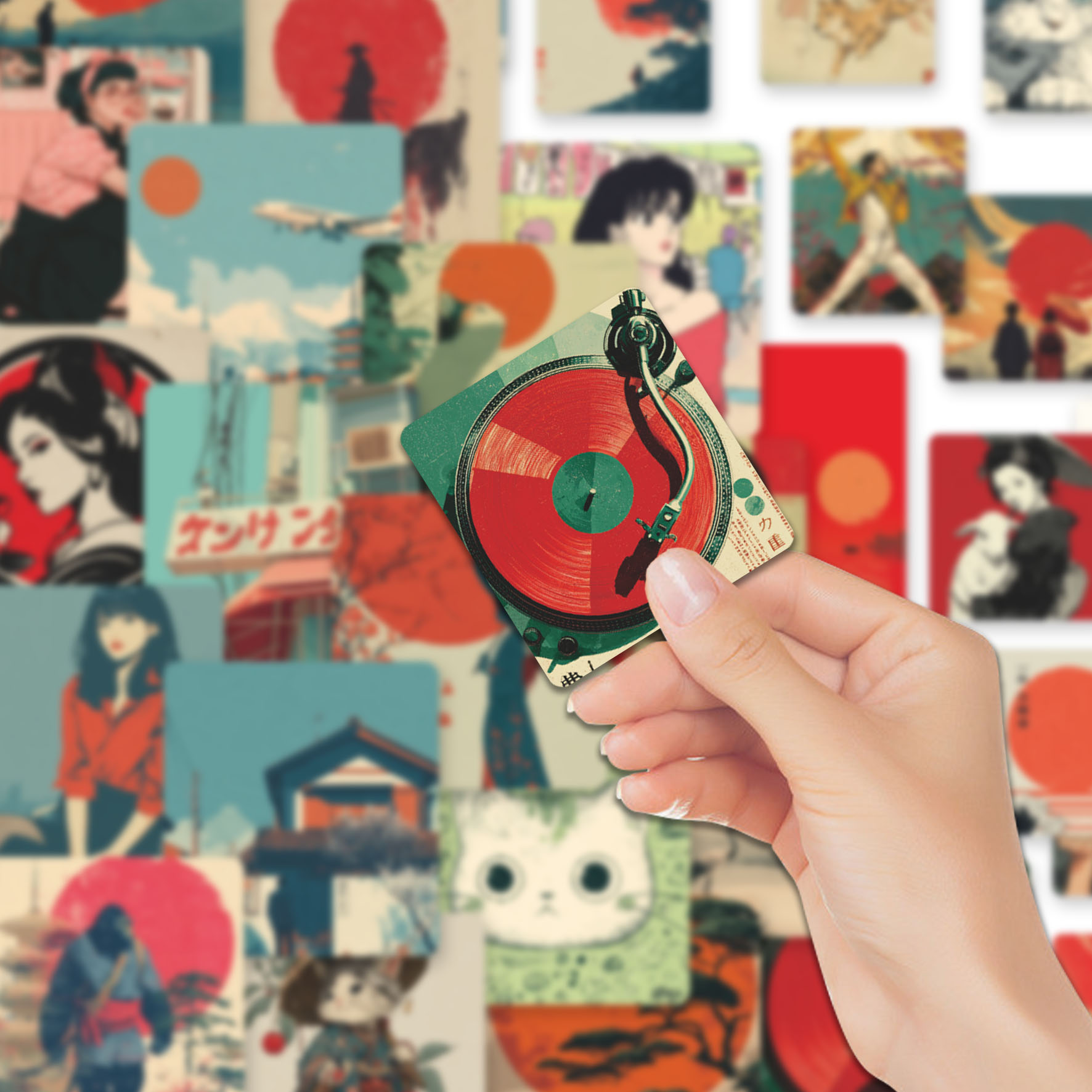 58 sztuk japońskich naklejek w – Japanese Lifestyle And Culture recenzja i cena
