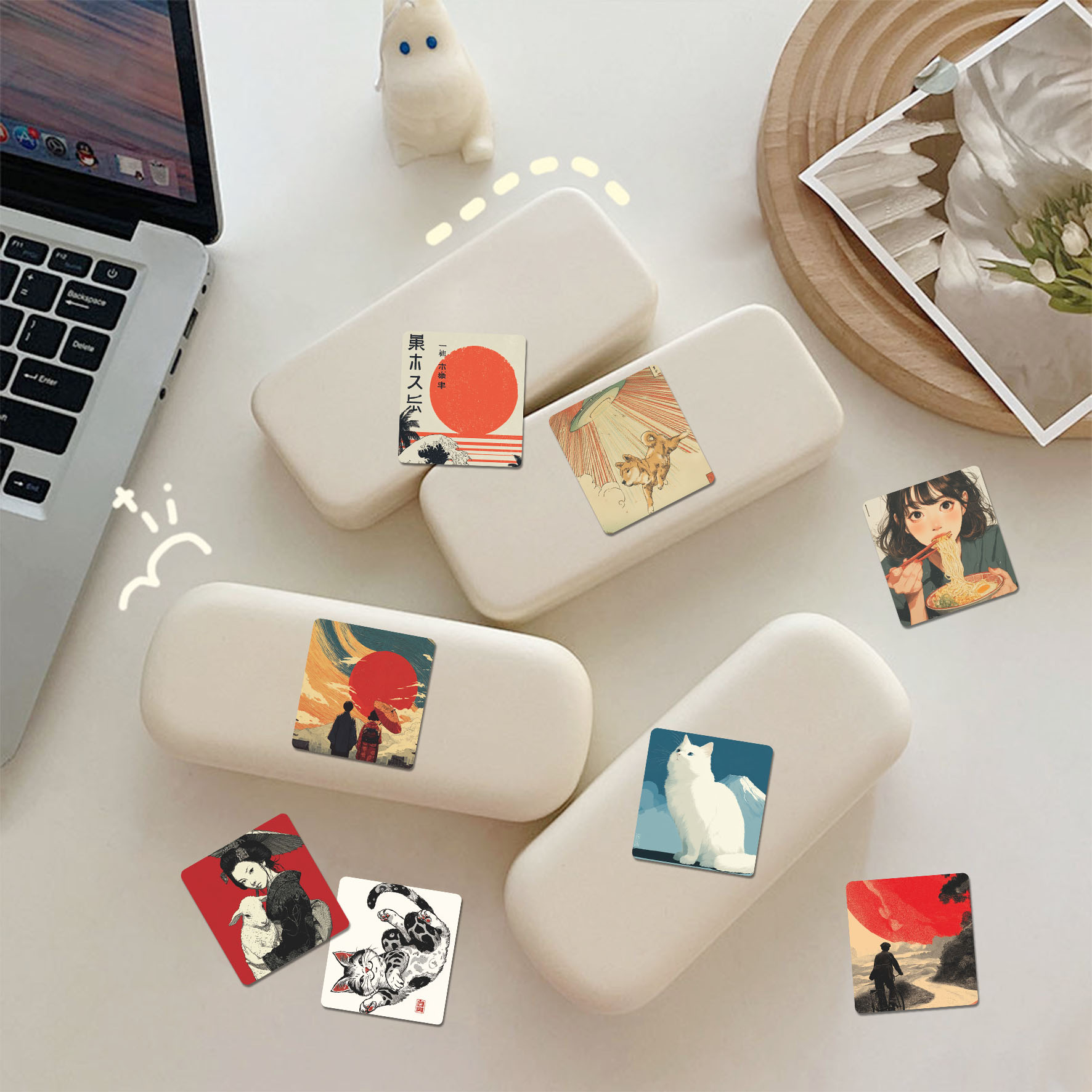 58 sztuk japońskich naklejek w – Japanese Lifestyle And Culture recenzja i cena