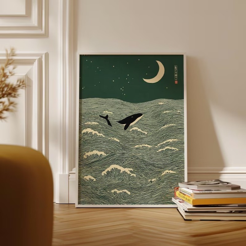 Ilustracja w stylu vintage jap – Japanese Lifestyle Home recenzja i cena