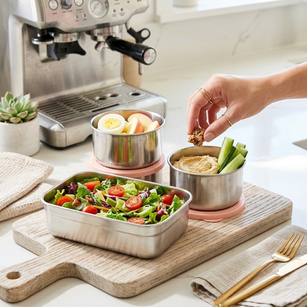 Zestaw pojemników na lunch ze  – Bento Box Two Tier recenzja i cena