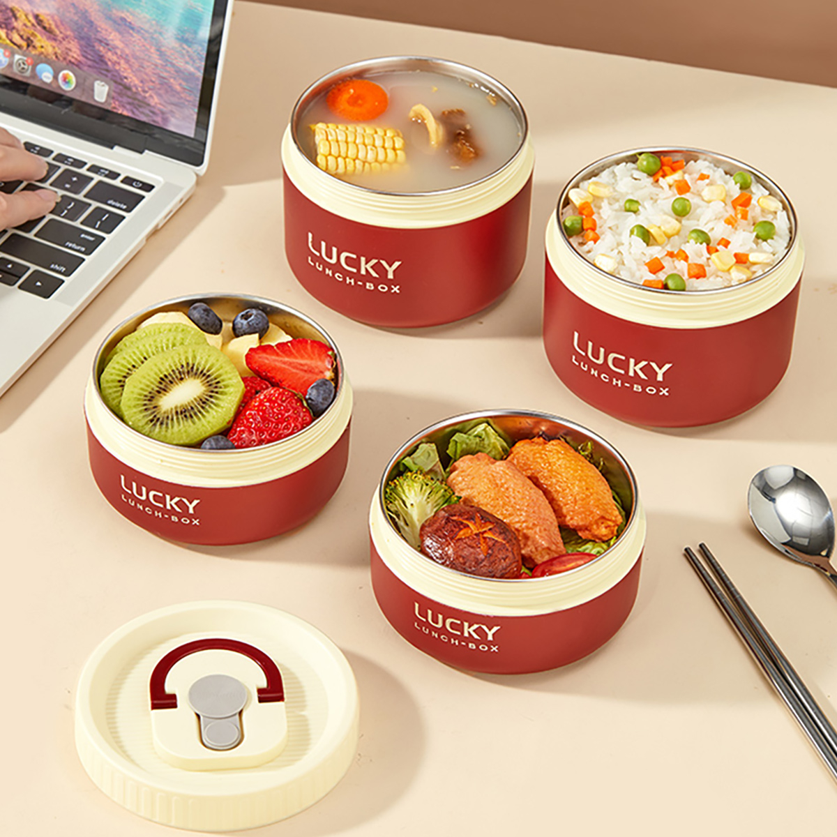 Termos obiadowy ze stali nierd – Bento Box Two Tier recenzja i cena