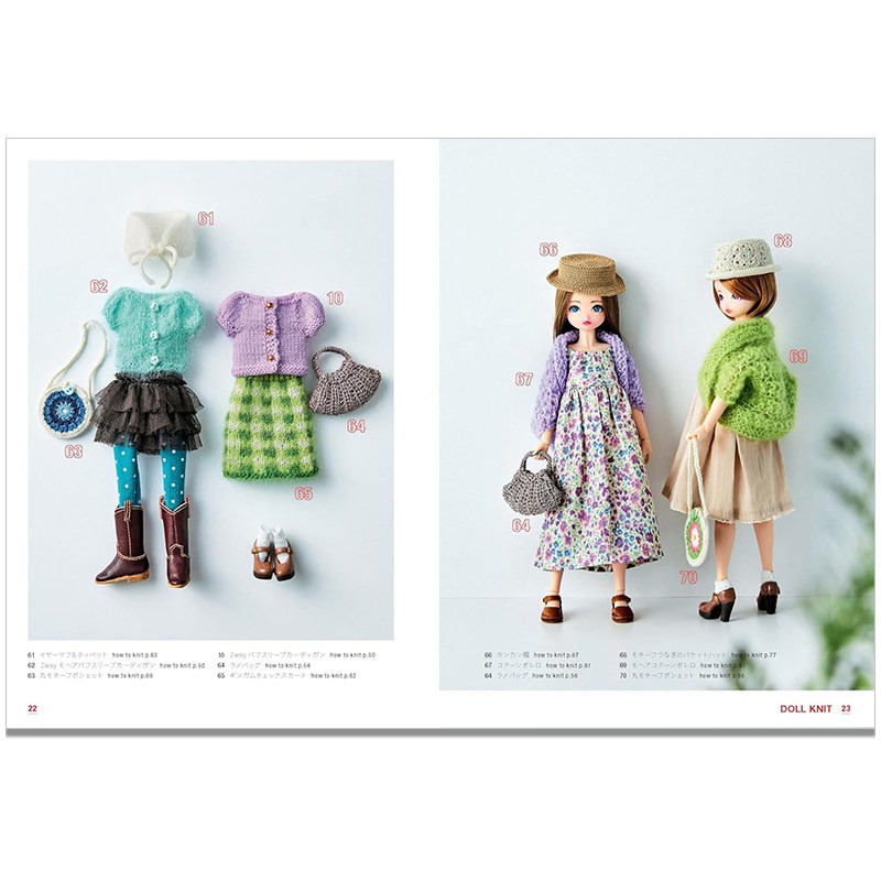 DOLL KNIT: Książka z poradami  – Japanese Lifestyle Books recenzja i cena