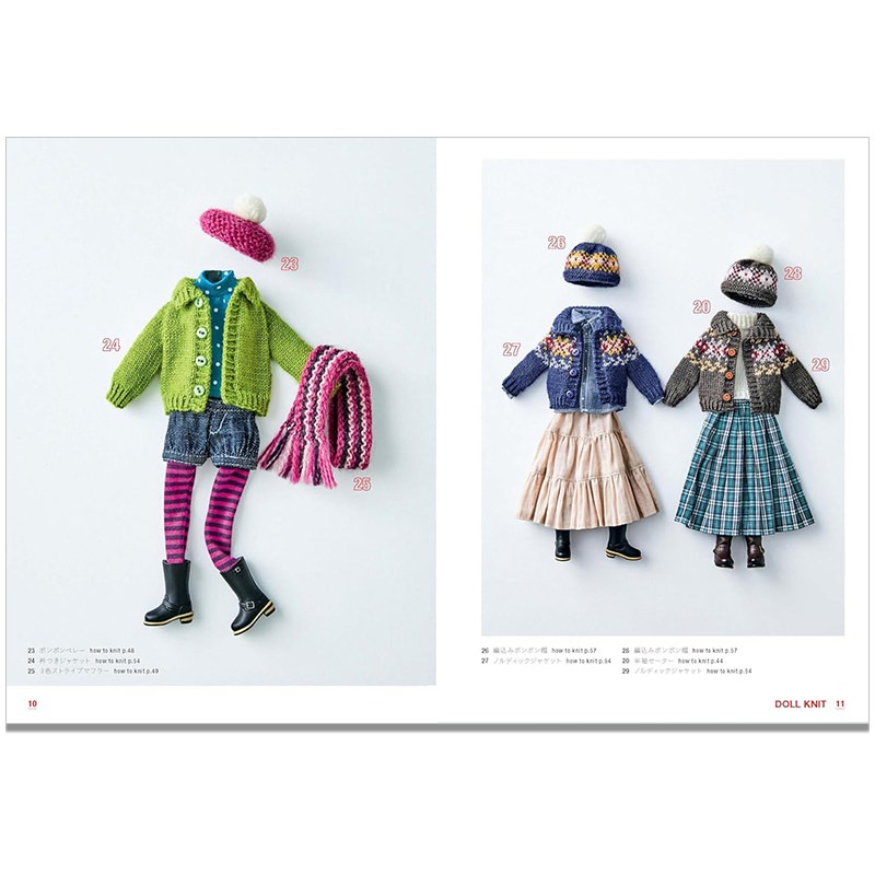 DOLL KNIT: Książka z poradami  – Japanese Lifestyle Books recenzja i cena