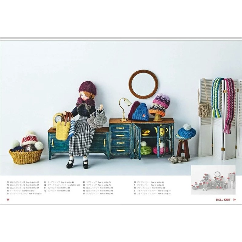DOLL KNIT: Książka z poradami  – Japanese Lifestyle Books recenzja i cena
