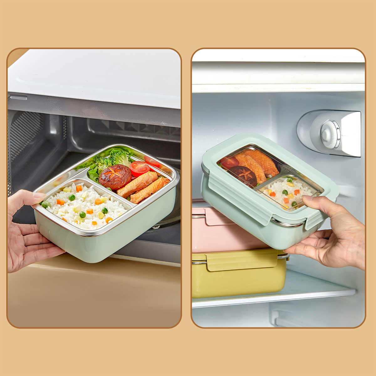 Pojemnik na lunch z mikrofalów – Bento Box Two Tier recenzja i cena