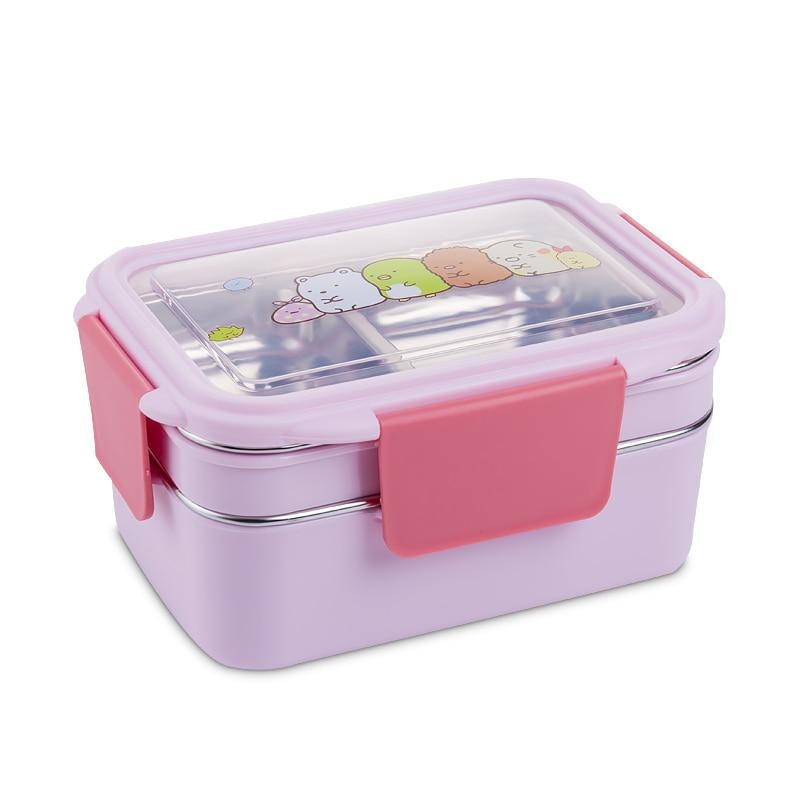 Z losowym wzorem Pudełko na dr – Bento Box Two Tier recenzja i cena
