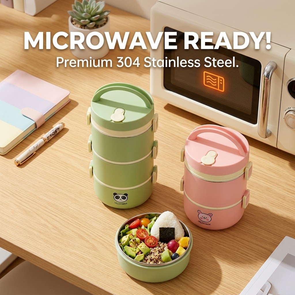 Zestaw termiczny do lunchu ze  – Bento Box Two Tier recenzja i cena