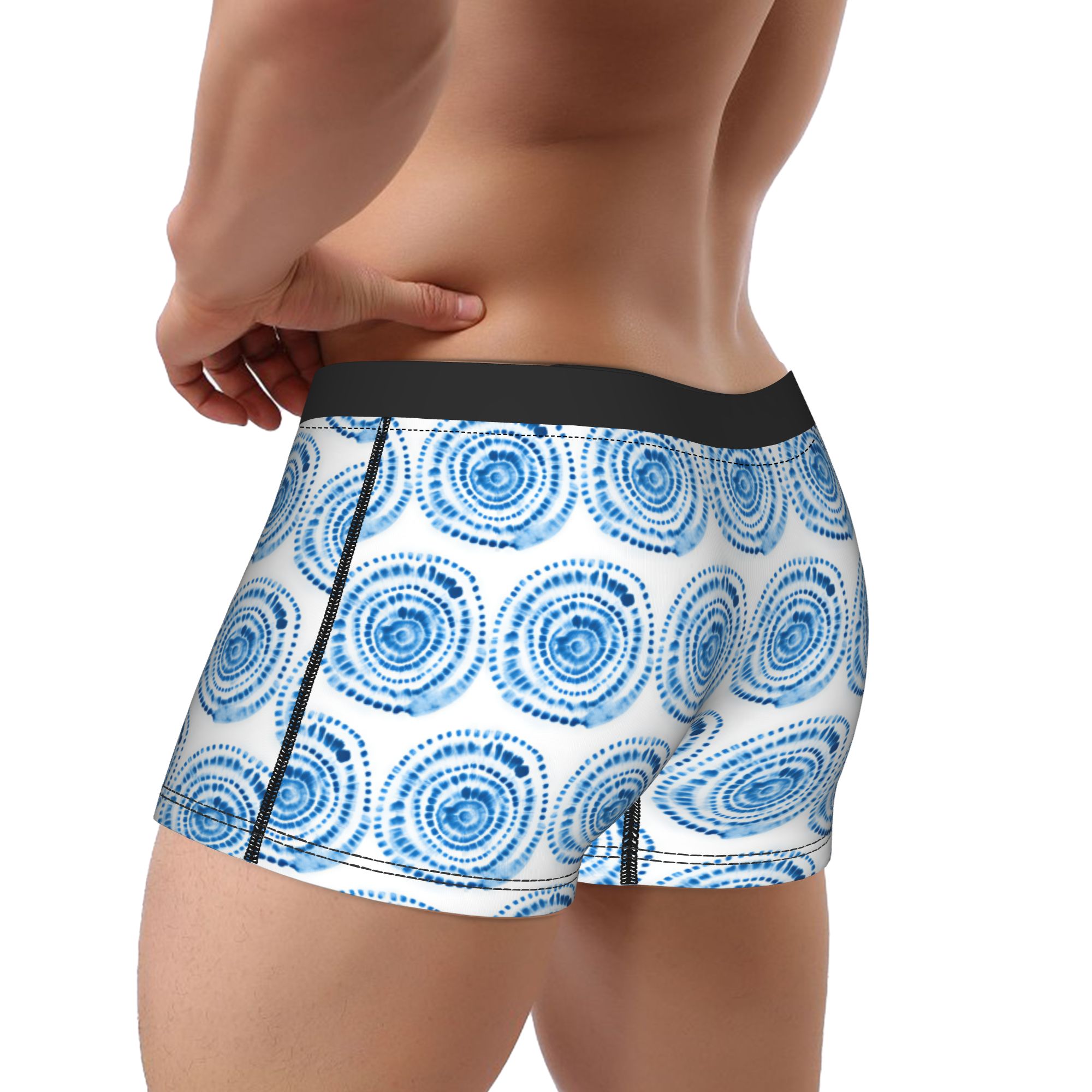 Bezszwowe slipy męskie z wzore – Shibori Tie Dye recenzja i cena