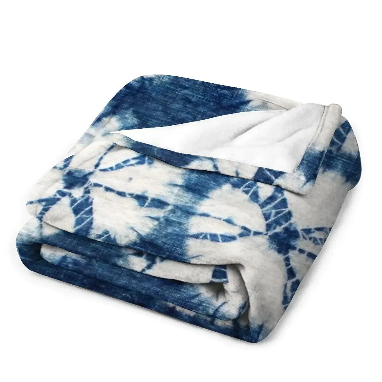 Koc w stylu Shibori, kolor ind – Shibori Tie Dye recenzja i cena