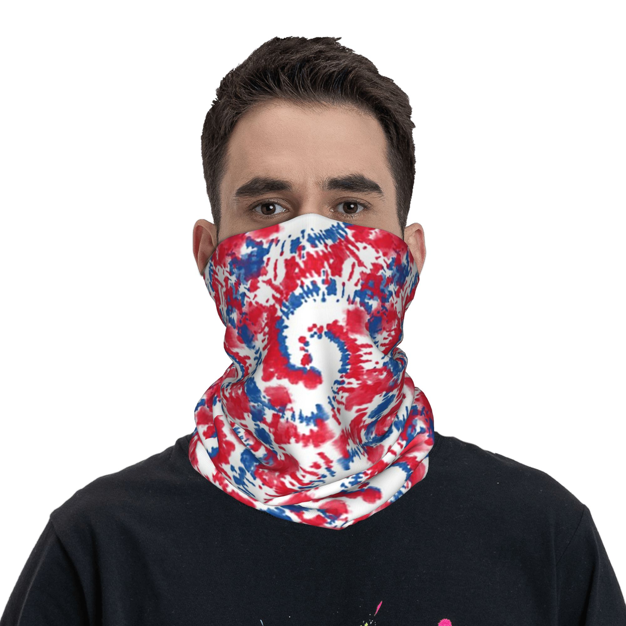 Czerwona chusta wielofunkcyjna – Shibori Tie Dye recenzja i cena