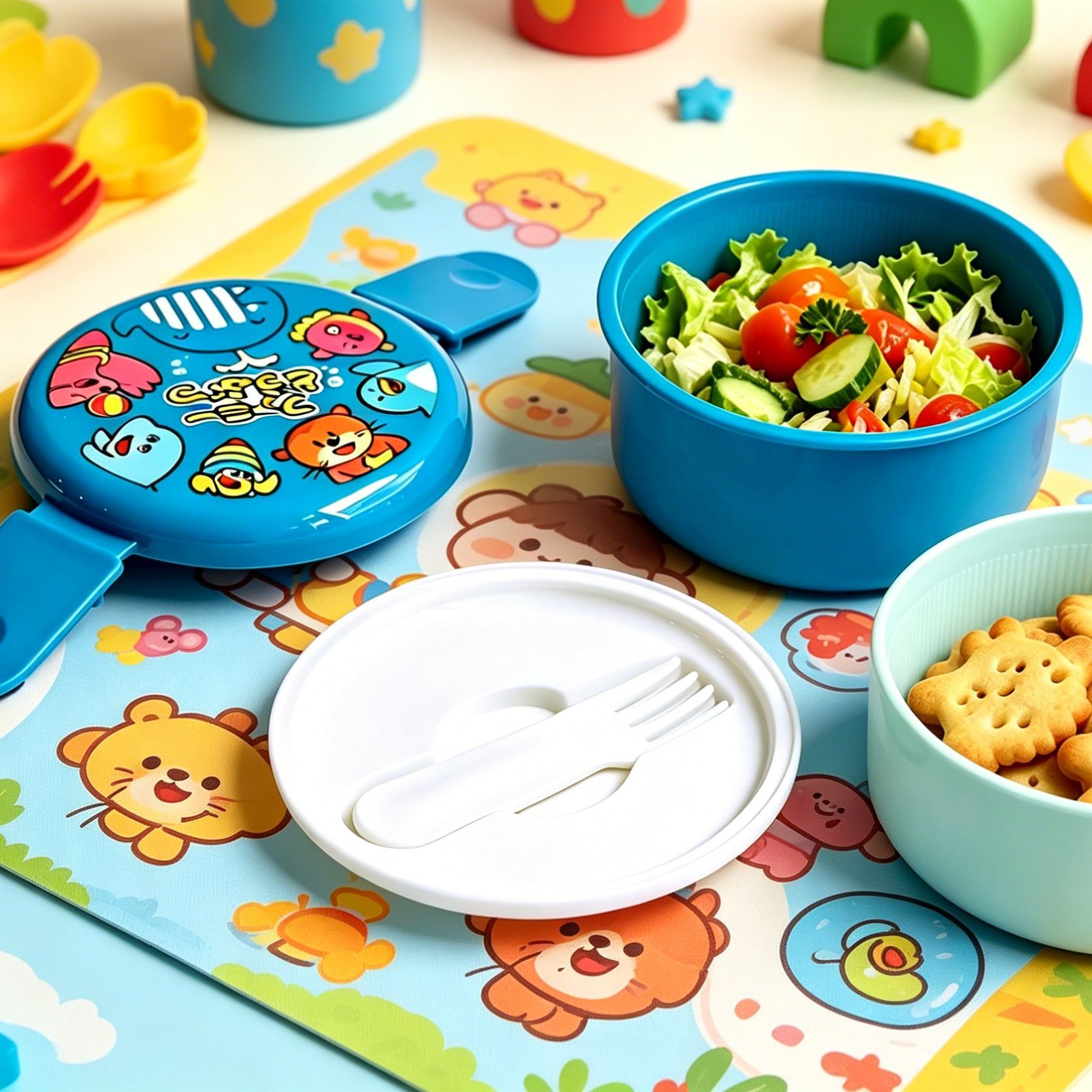 Mini Pudełko na Lunch w Kształ – Bento Box Two Tier recenzja i cena