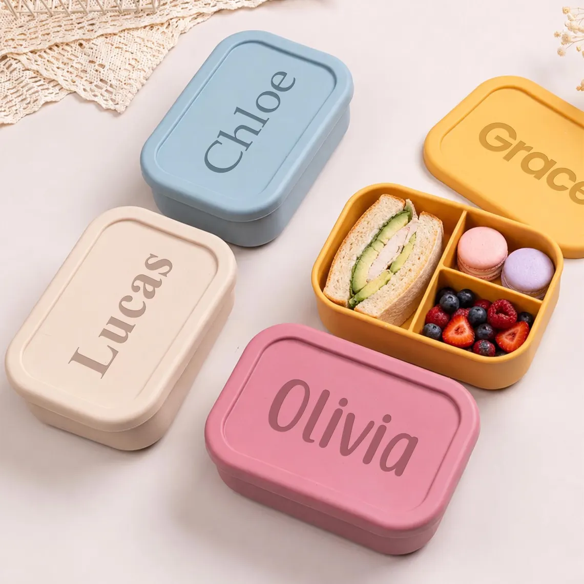 Spersonalizowany pojemnik na l – Bento Box Two Tier recenzja i cena