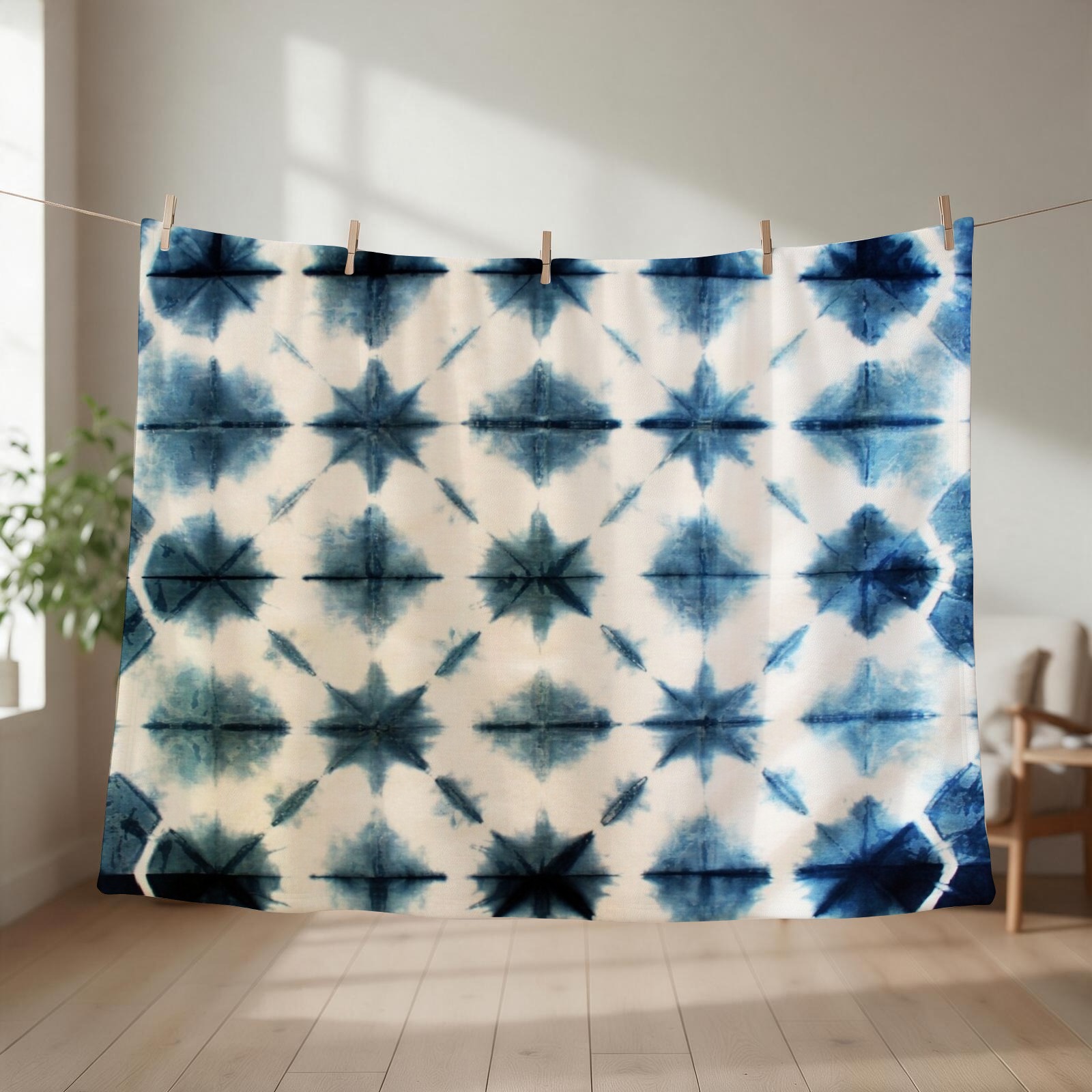 Koc w stylu Shibori Tie Dye, k – Shibori Tie Dye recenzja i cena